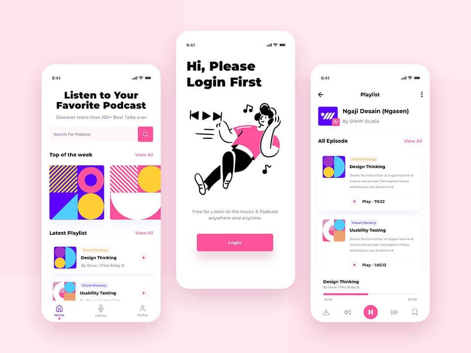 Music App project by Go Execution