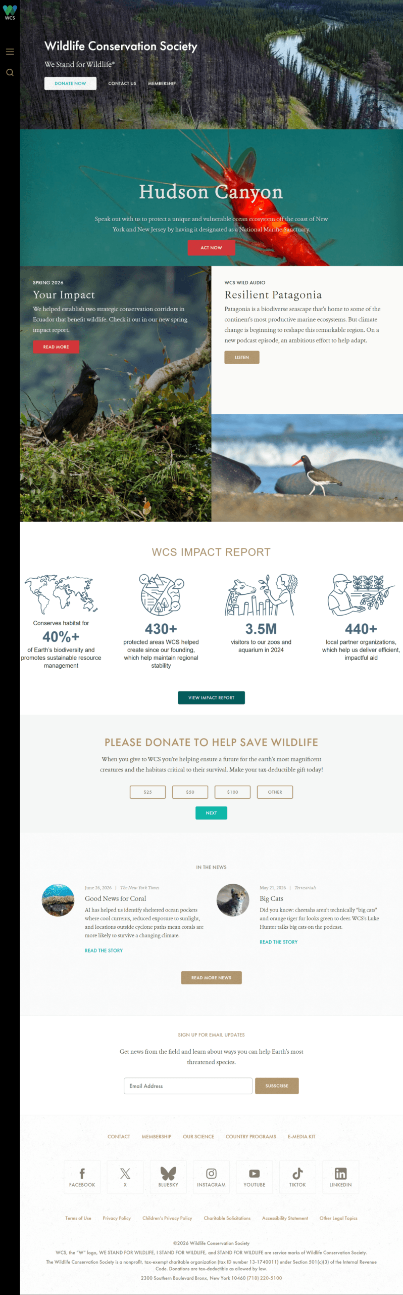 Wildlife Conservation Society project by Go Execution